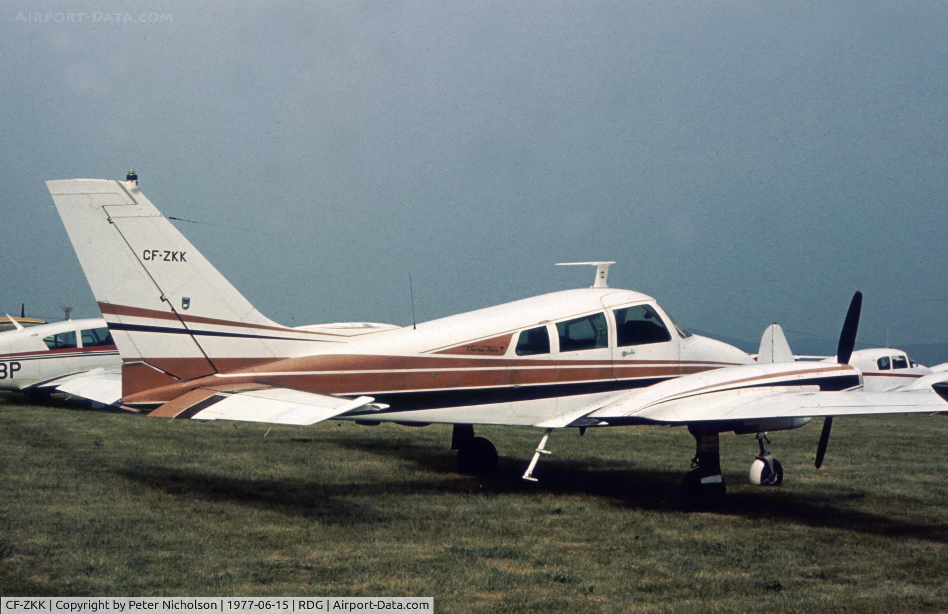 CF-ZKK, 1964 Cessna 310I C/N 310I0053, Another Canadian visitor to the 1977 Reading Airshow.