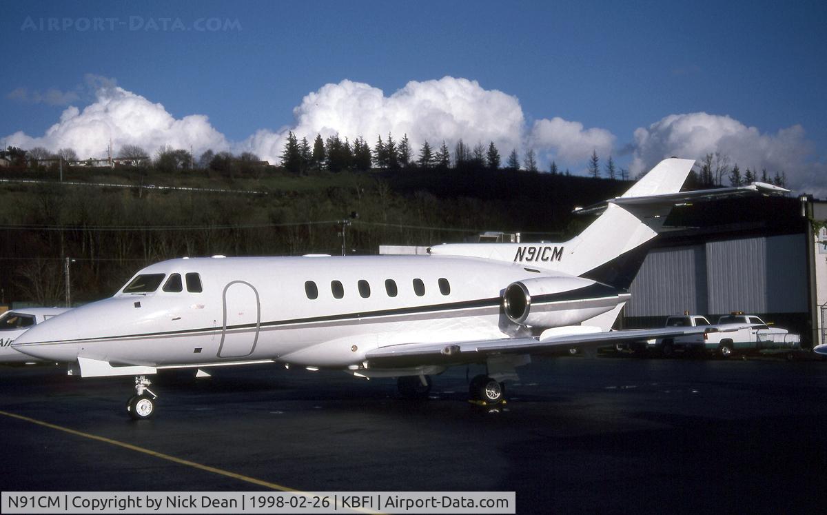 N91CM, 1980 Hawker Siddeley HS.125 Series 700A C/N 257092, KBFI