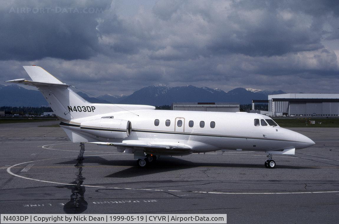 N403DP, 1980 Hawker Siddeley HS.125 Series 700A C/N 257114, CYVR