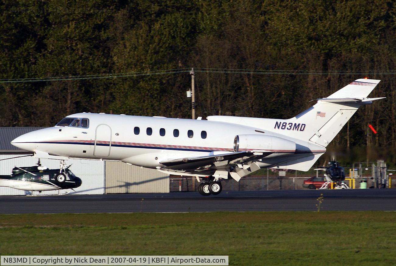 N83MD, British Aerospace HS.125-700A C/N 257042/NA0230, KBFI