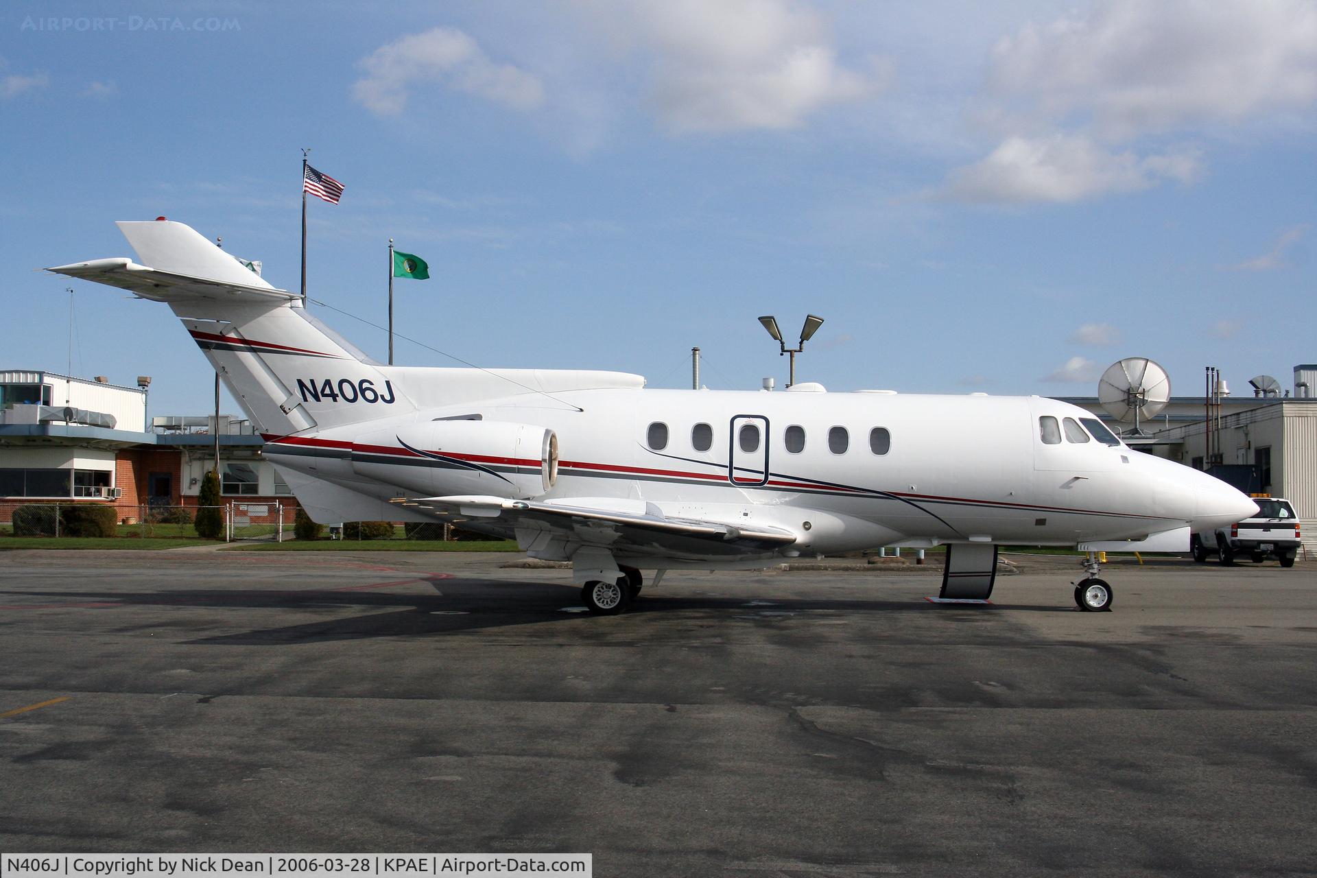 N406J, 1981 British Aerospace HS 125-700A C/N NA0293, KPAE C/N 257131