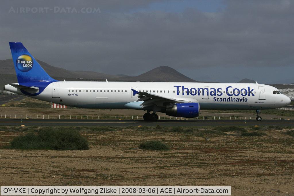 OY-VKE, 2002 Airbus A321-211 C/N 1887, visitor
