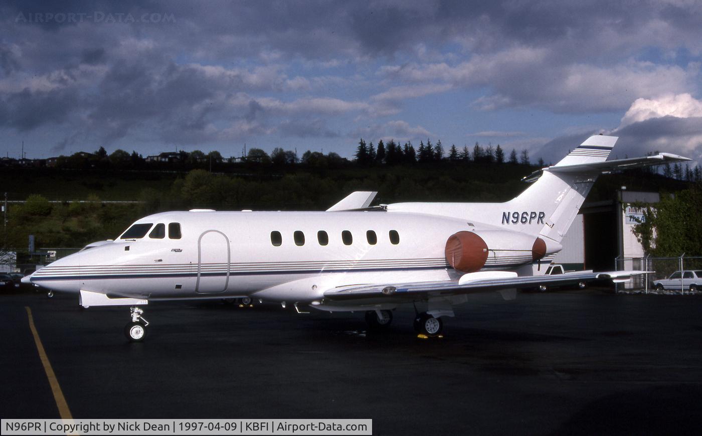 N96PR, 1981 Hawker Siddeley HS.125 Series 700A C/N 257148, KBFI