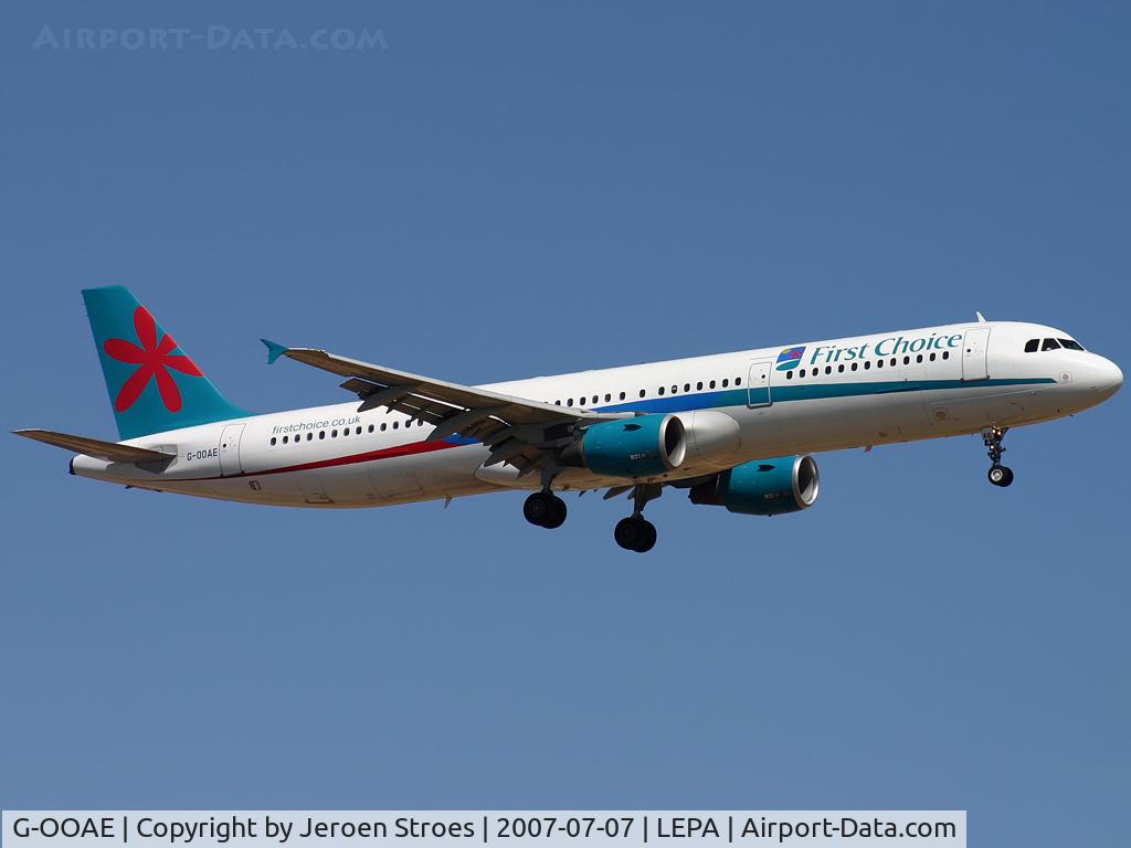 G-OOAE, 1998 Airbus A321-211 C/N 852, <b> 07-07-07 </B>