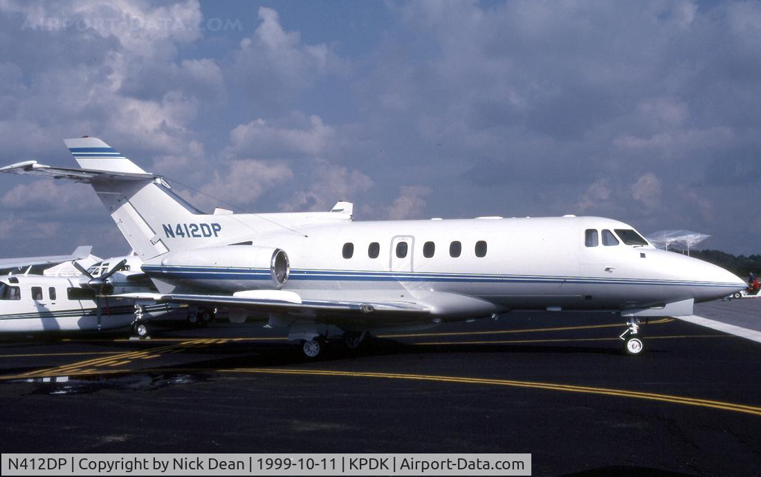 N412DP, 1982 Hawker Siddeley HS.125 Series 700A C/N 257162, KPDK