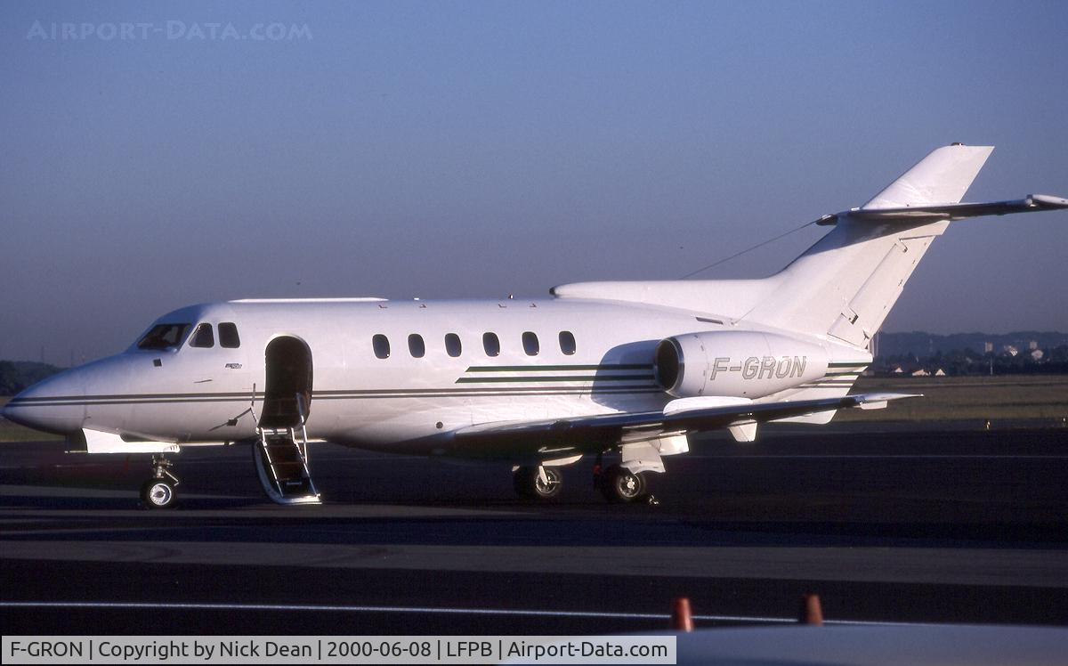 F-GRON, 1982 British Aerospace BAe.125-700B C/N 257166, LFPB (Paris Le Bourget)