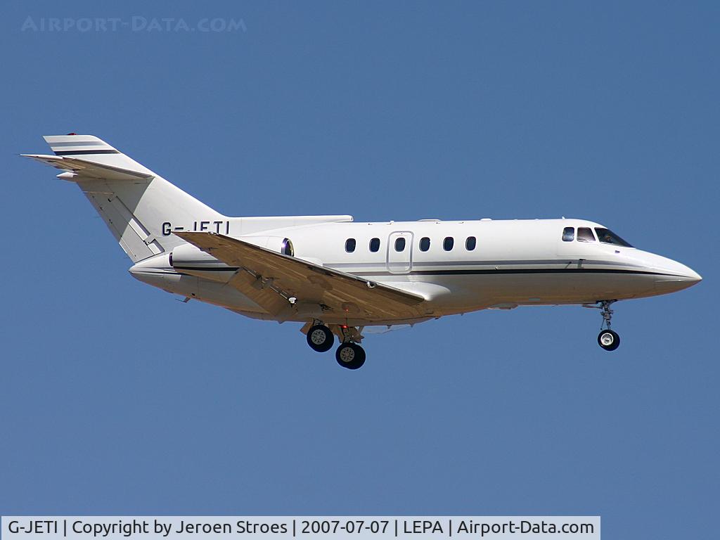 G-JETI, 1986 British Aerospace BAe.125-800B C/N 258056, <b> 07-07-07 </b>