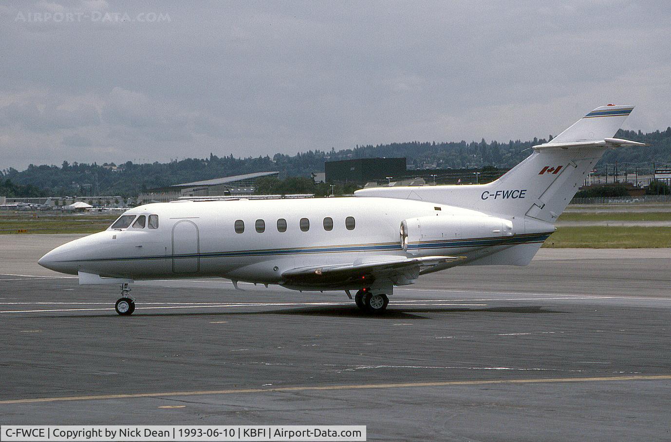 C-FWCE, 1983 Hawker Siddeley HS.125 Series 700A C/N 257206, KBFI