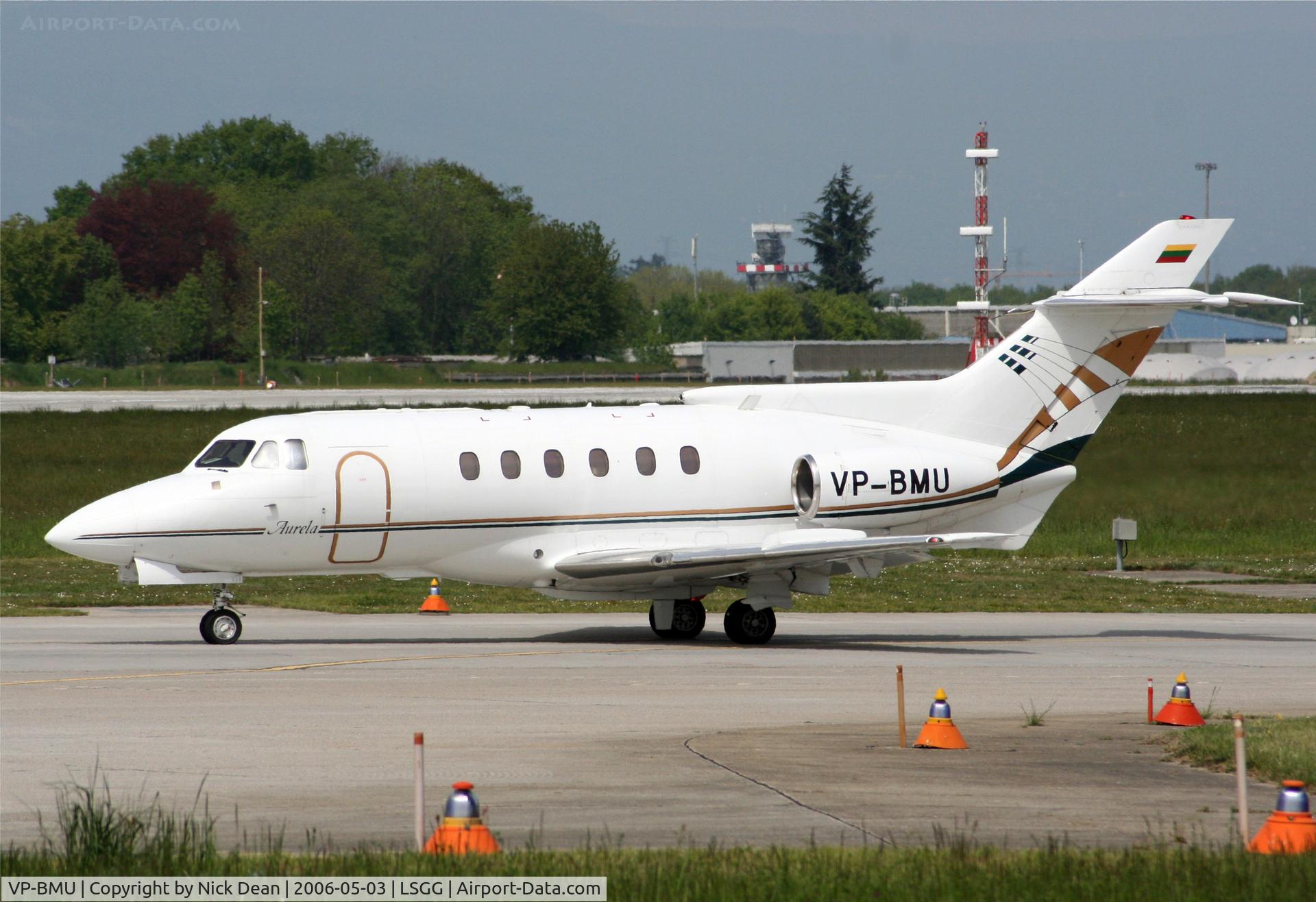 VP-BMU, 1984 Hawker Siddeley HS.125 Series 700A C/N 257212, LSGG