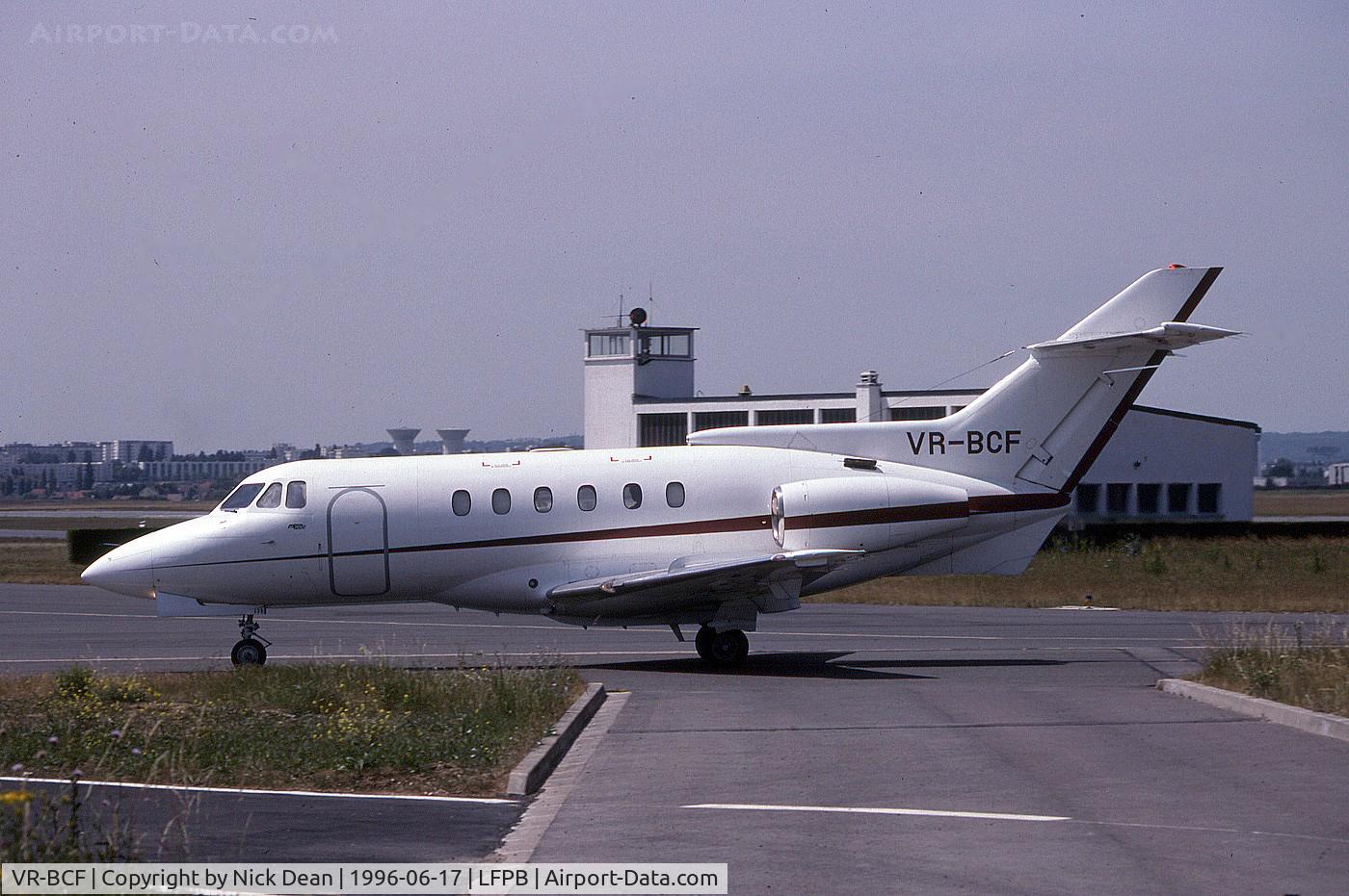 VR-BCF, 1984 Hawker Siddeley HS.125 Series 700A C/N 257214, LFPB (Paris Le Bourget)
