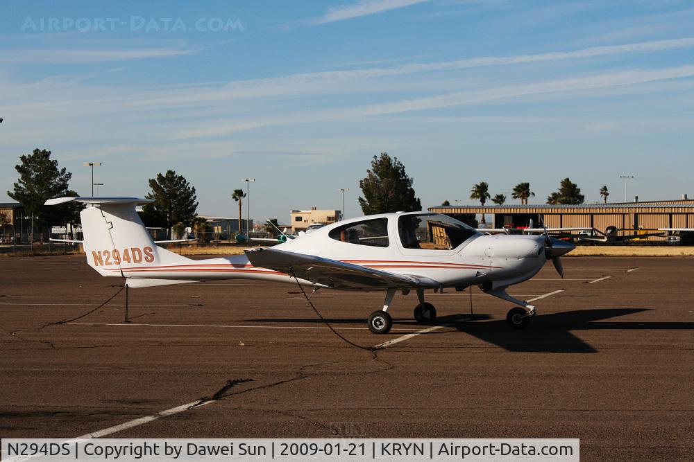 N294DS, 2008 Diamond DA-40 Diamond Star C/N 40.959, @ RYN