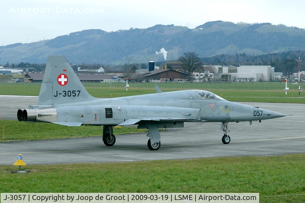 J-3057, Northrop F-5E Tiger II C/N L.1057, newly arrival after lease to Austria