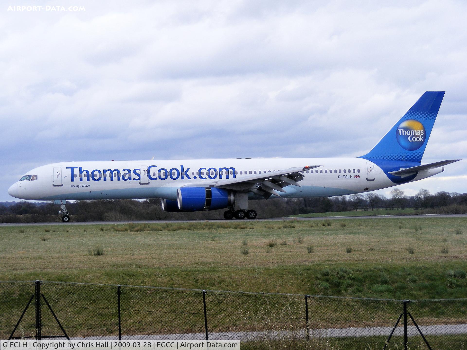 G-FCLH, 1995 Boeing 757-28A C/N 26274, Thomas Cook