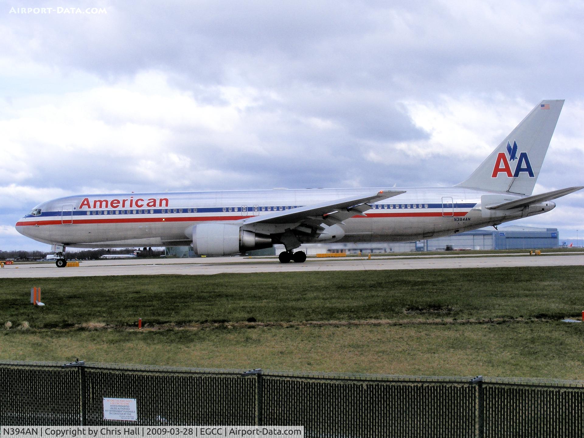 N394AN, 1998 Boeing 767-323/ER C/N 29431, American Airlines