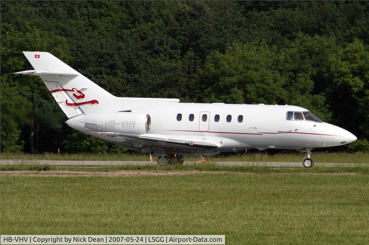 HB-VHV, 1989 British Aerospace BAe.125-800A C/N 258153, LSGG