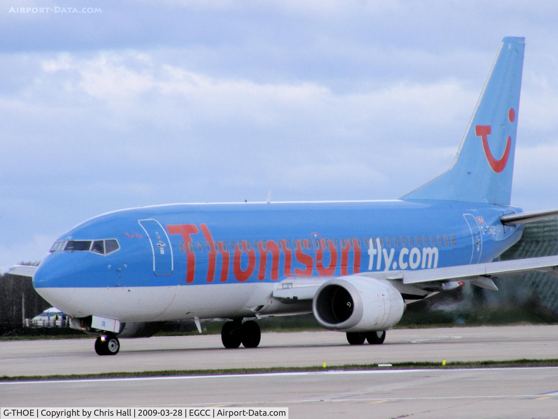 G-THOE, 1995 Boeing 737-3Q8 C/N 26313, Thomson