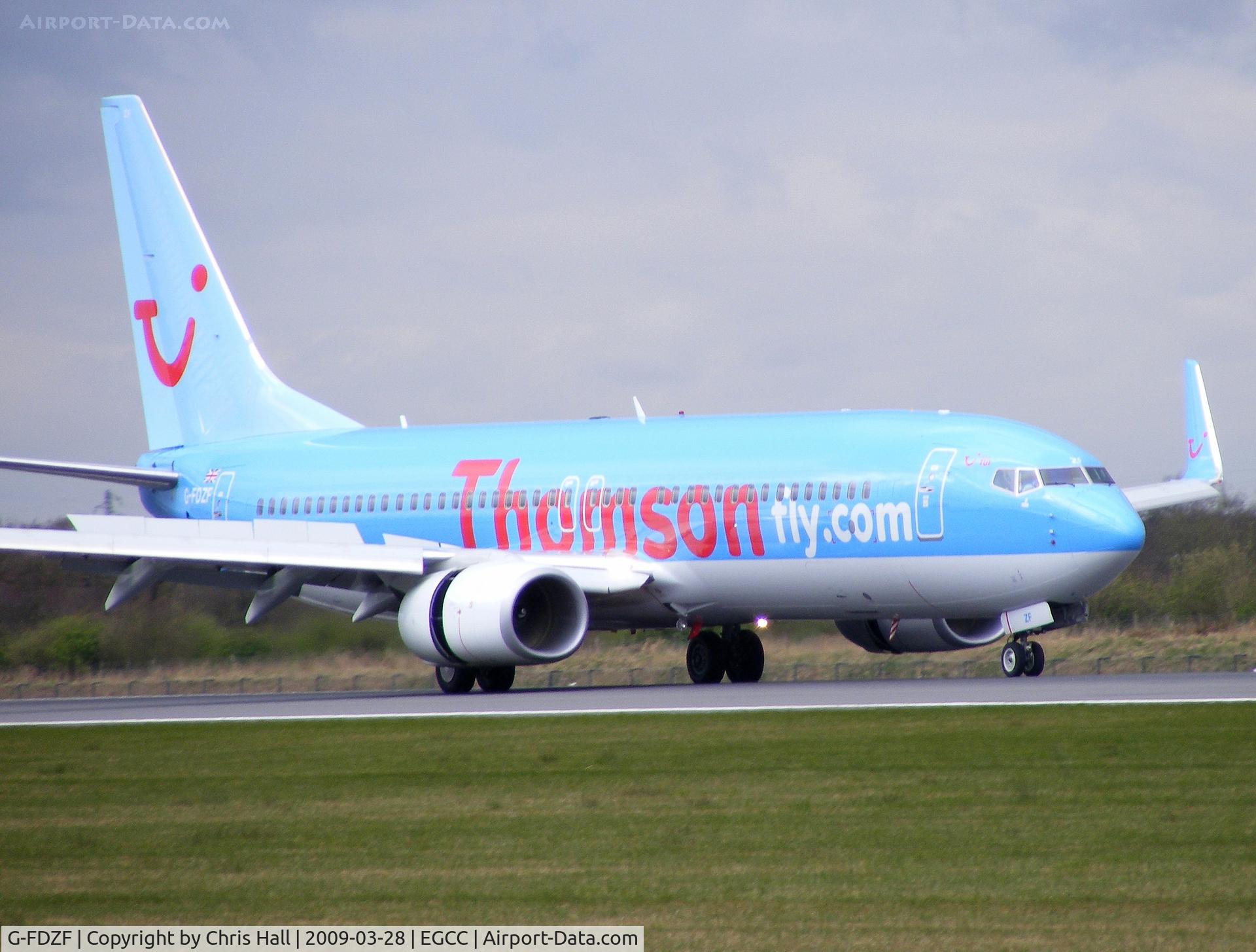 G-FDZF, 2008 Boeing 737-8K5 C/N 35138, Thomson