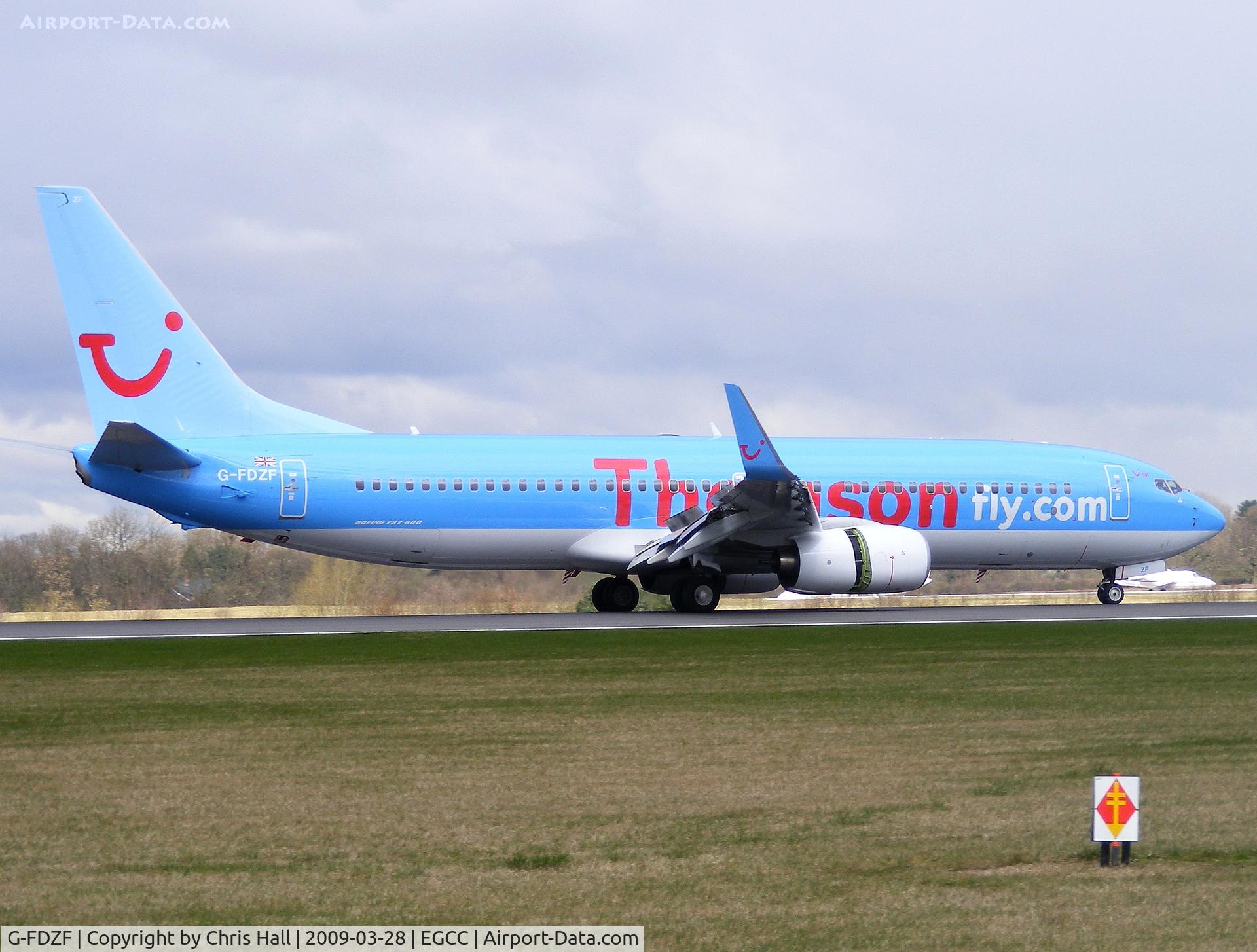 G-FDZF, 2008 Boeing 737-8K5 C/N 35138, Thomson