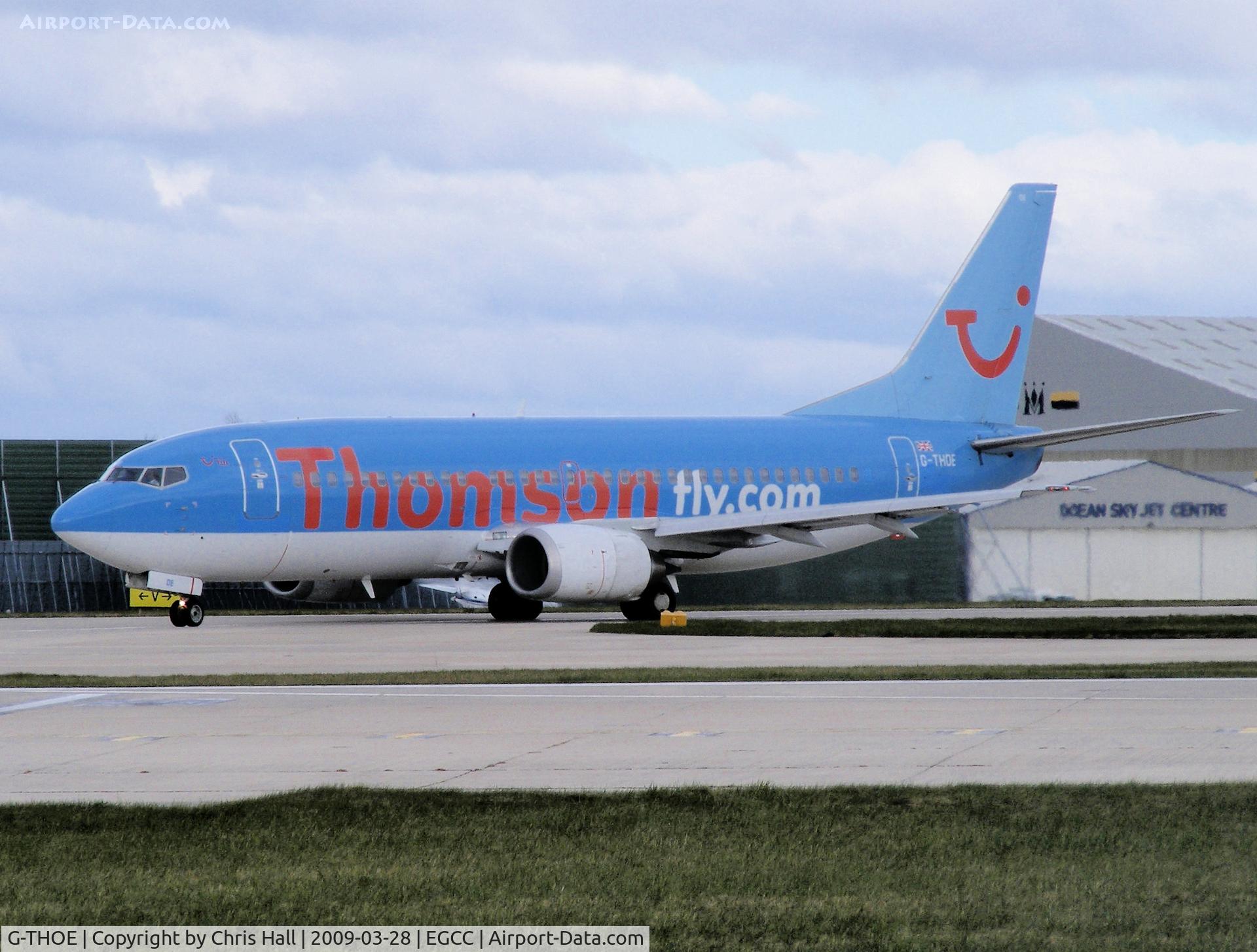 G-THOE, 1995 Boeing 737-3Q8 C/N 26313, Thomson