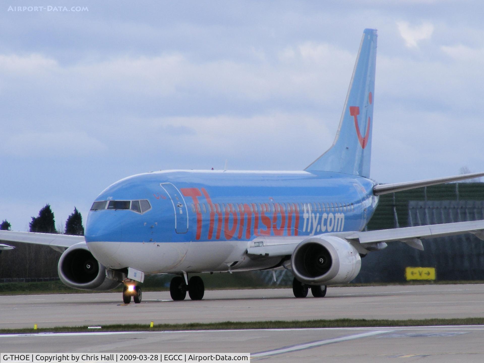 G-THOE, 1995 Boeing 737-3Q8 C/N 26313, Thomson