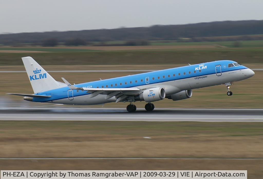 PH-EZA, 2008 Embraer 190LR (ERJ-190-100LR) C/N 19000224, KLM - Royal Dutch Airlines Embraer 190