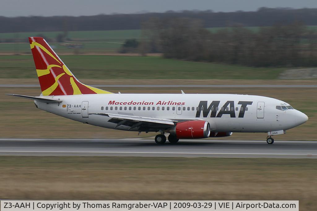 Z3-AAH, 1991 Boeing 737-529 C/N 25249, Macedonian Airlines Boeing 737-500