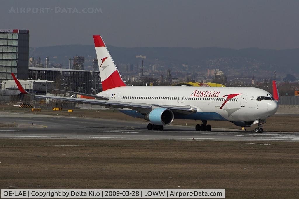 OE-LAE, 2000 Boeing 767-3Z9/ER C/N 30383, AUSTRIAN AIRLINES  B767 with winglets. Winglets made by Aviation Partners Boeing