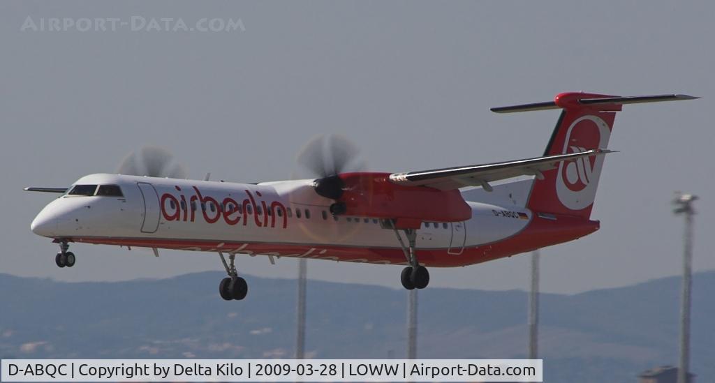D-ABQC, 2008 De Havilland Canada DHC-8-402Q Dash 8 C/N 4231, AIR BERLIN  new DHC-8-402 Dash 8, cn4231  delivery2009.01.28