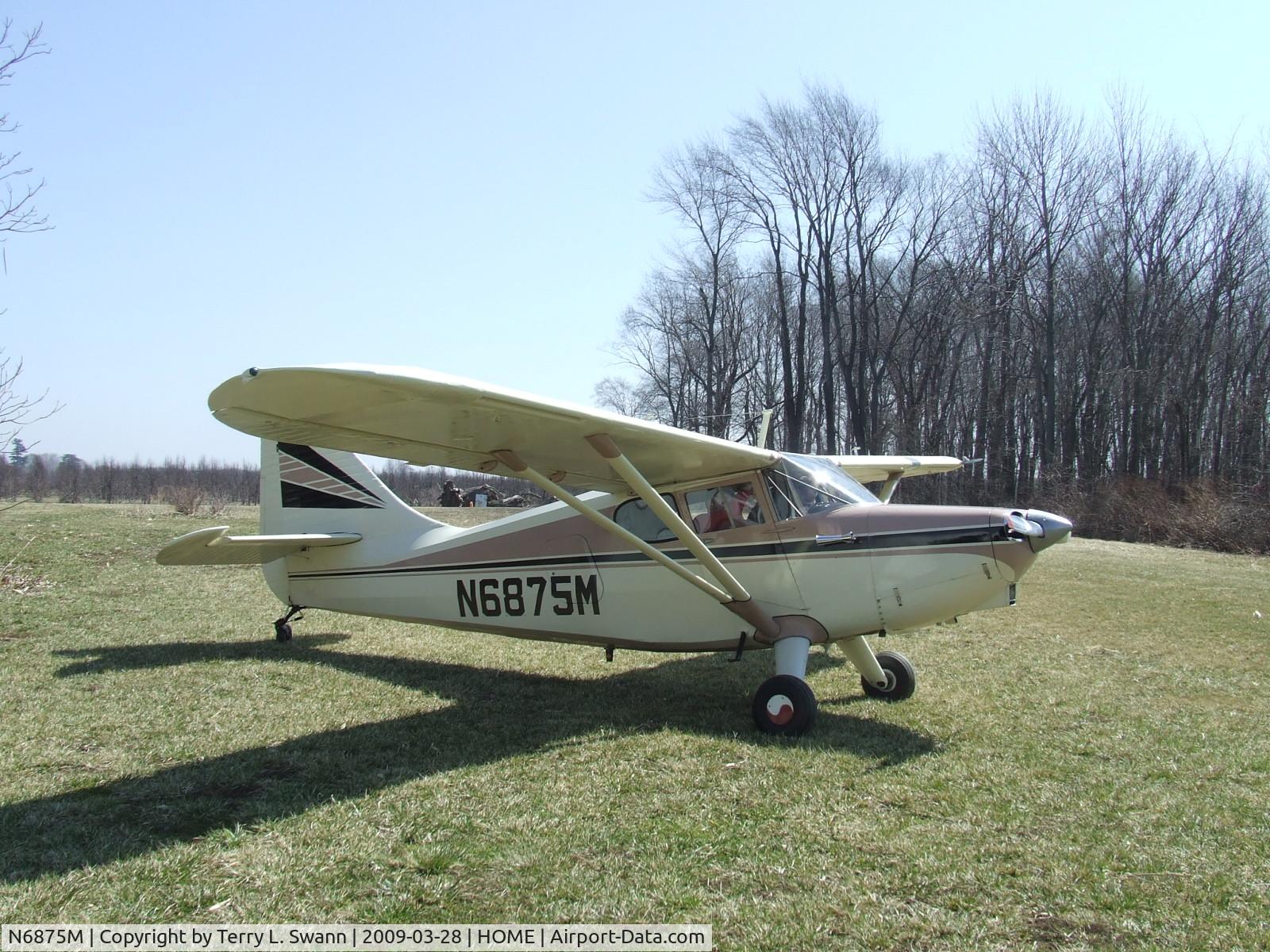 N6875M, 1948 Stinson 108-3 Voyager C/N 108-4875, Ready for another day of flying.