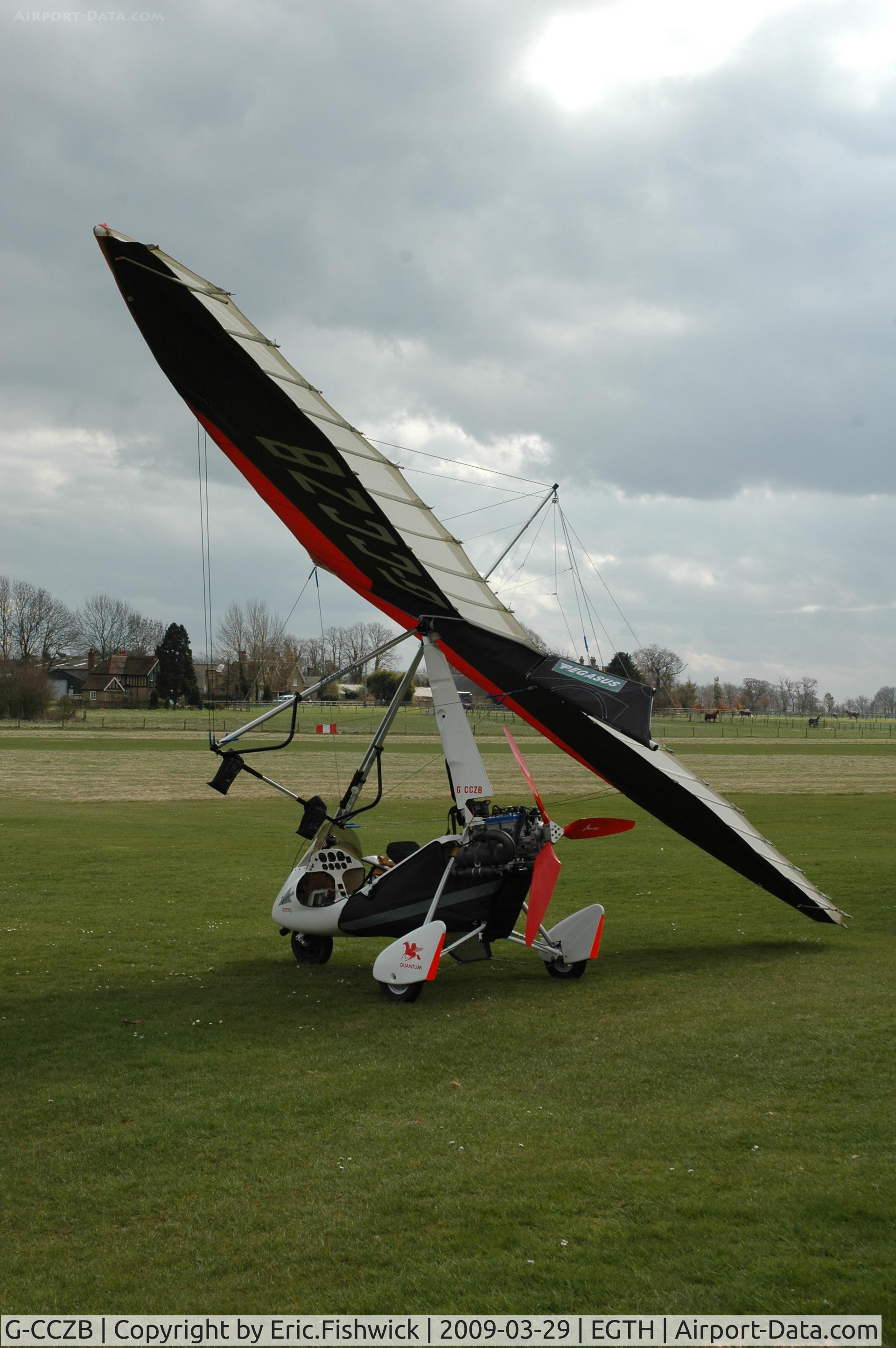 G-CCZB, 2004 Mainair Pegasus Quantum 15 C/N 8052, 1. G-CCZB visiting Shuttleworth (Old Warden) Aerodrome.