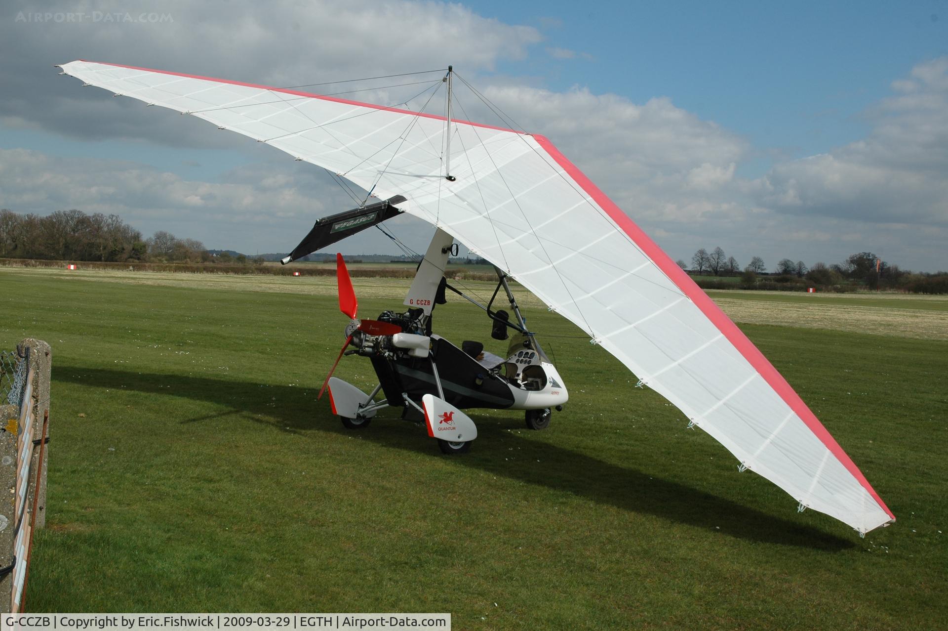 G-CCZB, 2004 Mainair Pegasus Quantum 15 C/N 8052, 2. G-CCZB visiting Shuttleworth (Old Warden) Aerodrome.