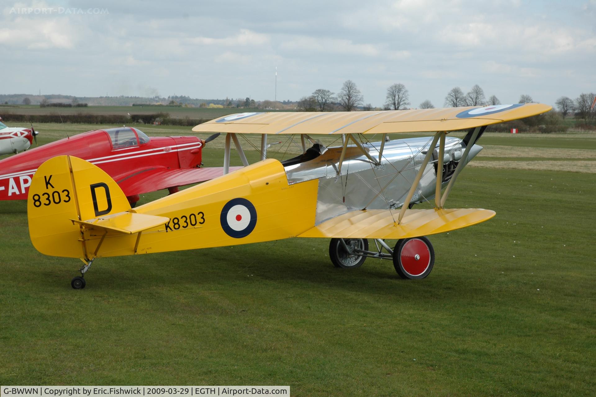 G-BWWN, 1998 Isaacs Fury II C/N PFA 011-10957, 2. G-BWWN visiting Shuttleworth (Old Warden) Aerodrome.