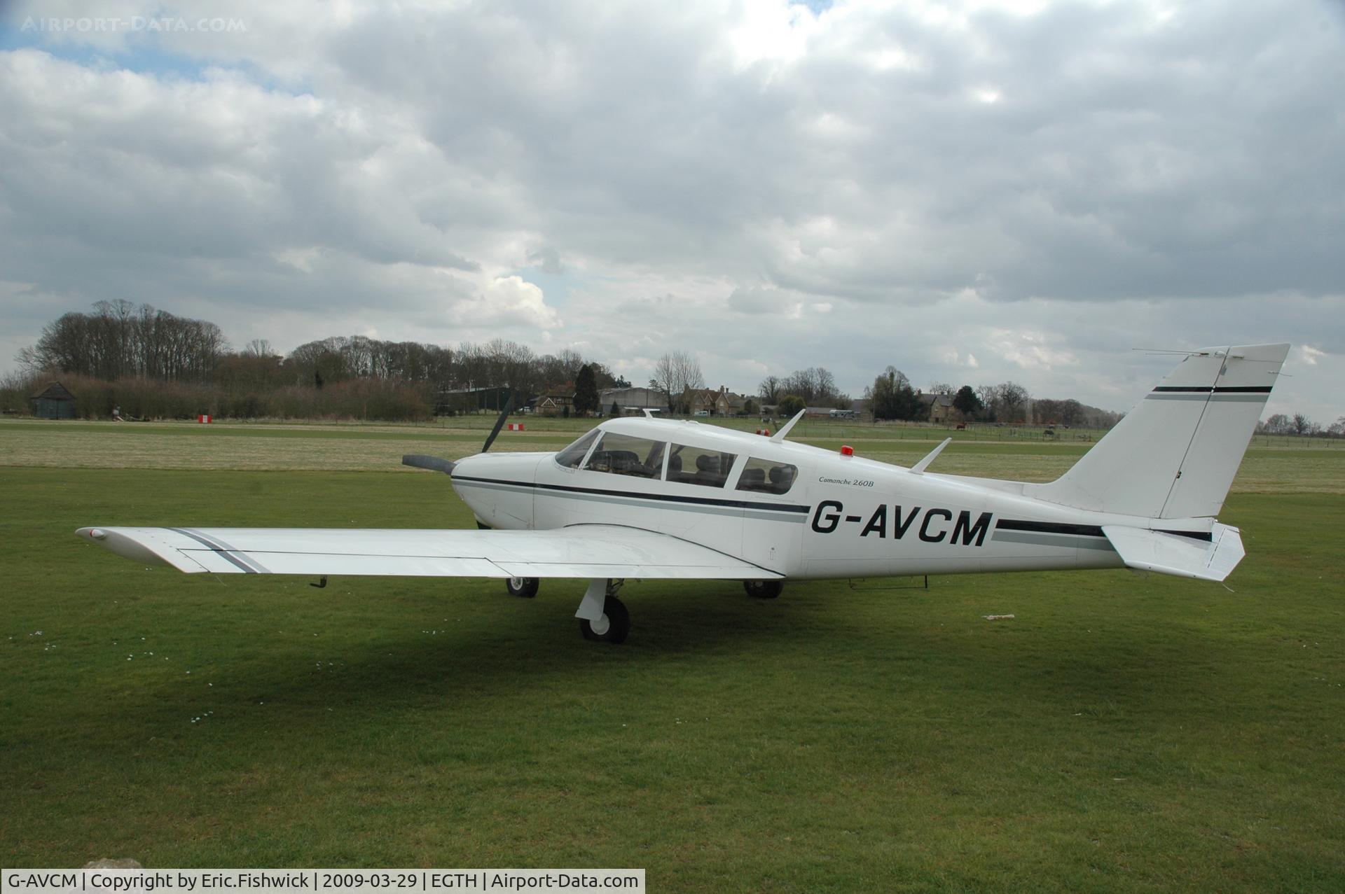 G-AVCM, 1966 Piper PA-24-260 Comanche B C/N 24-4520, 1. G-AVCM visiting Shuttleworth (Old Warden) Aerodrome.