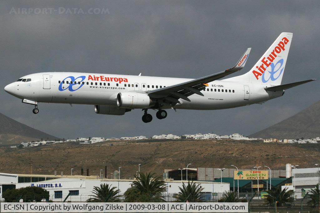 EC-ISN, 2002 Boeing 737-86Q C/N 30291, visitor
