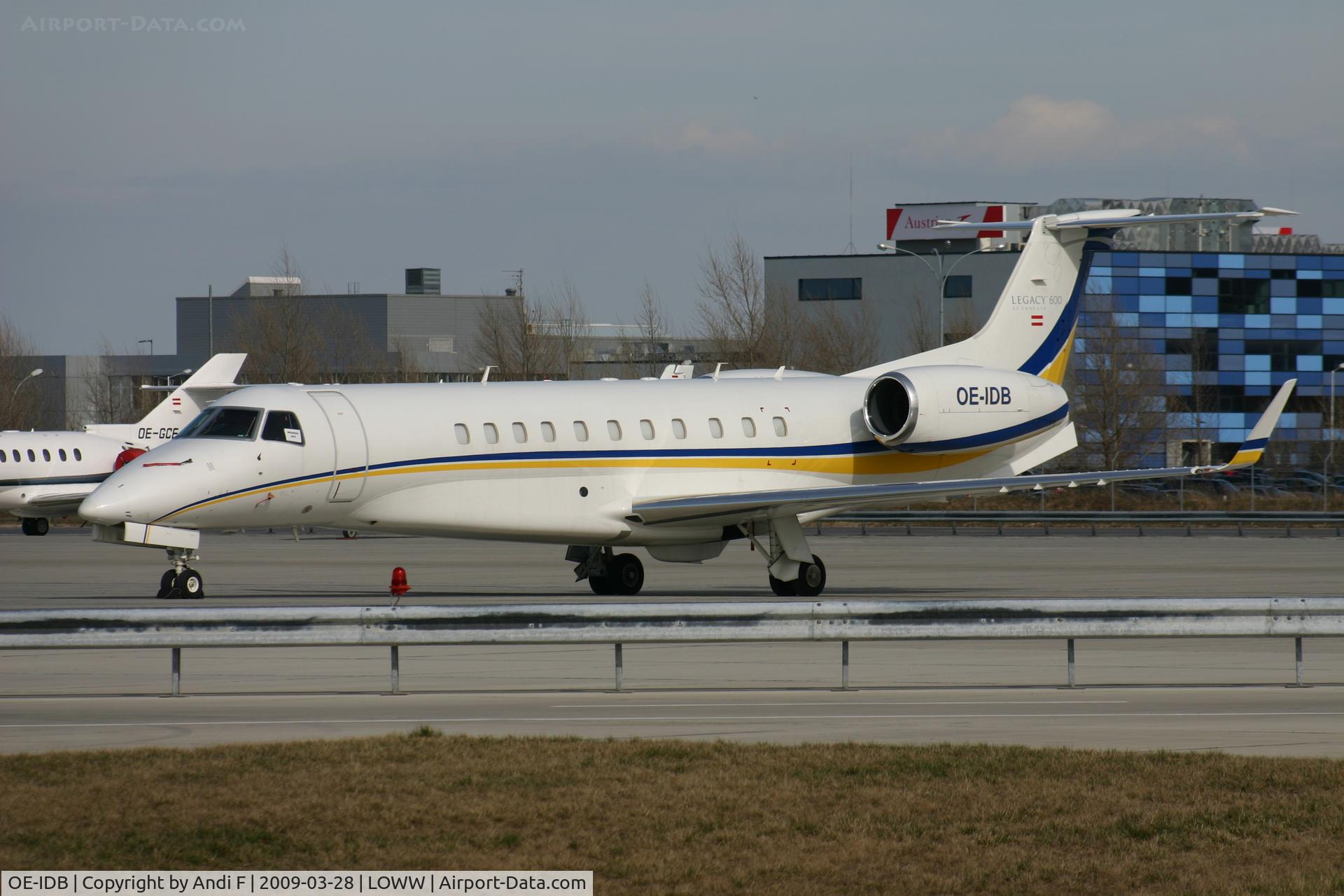 OE-IDB, 2007 Embraer EMB-135BJ Legacy 600 C/N 14500999, Embraer ERJ-135BJ Legacy 600