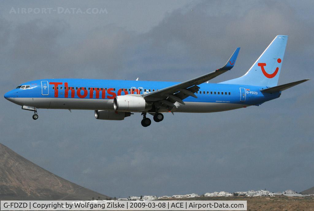 G-FDZD, 2007 Boeing 737-8K5 C/N 35132, visitor