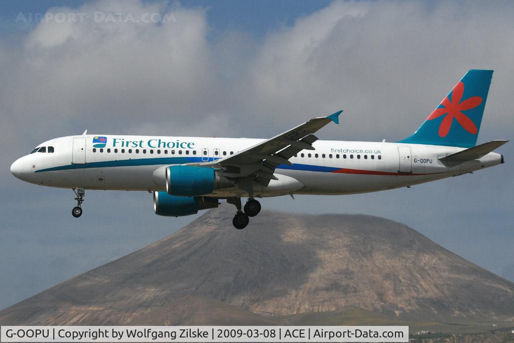 G-OOPU, 2001 Airbus A320-214 C/N 1637, visitor