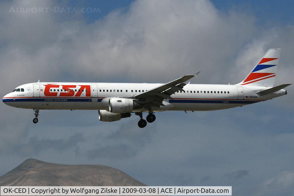 OK-CED, 1997 Airbus A321-211 C/N 684, visitor