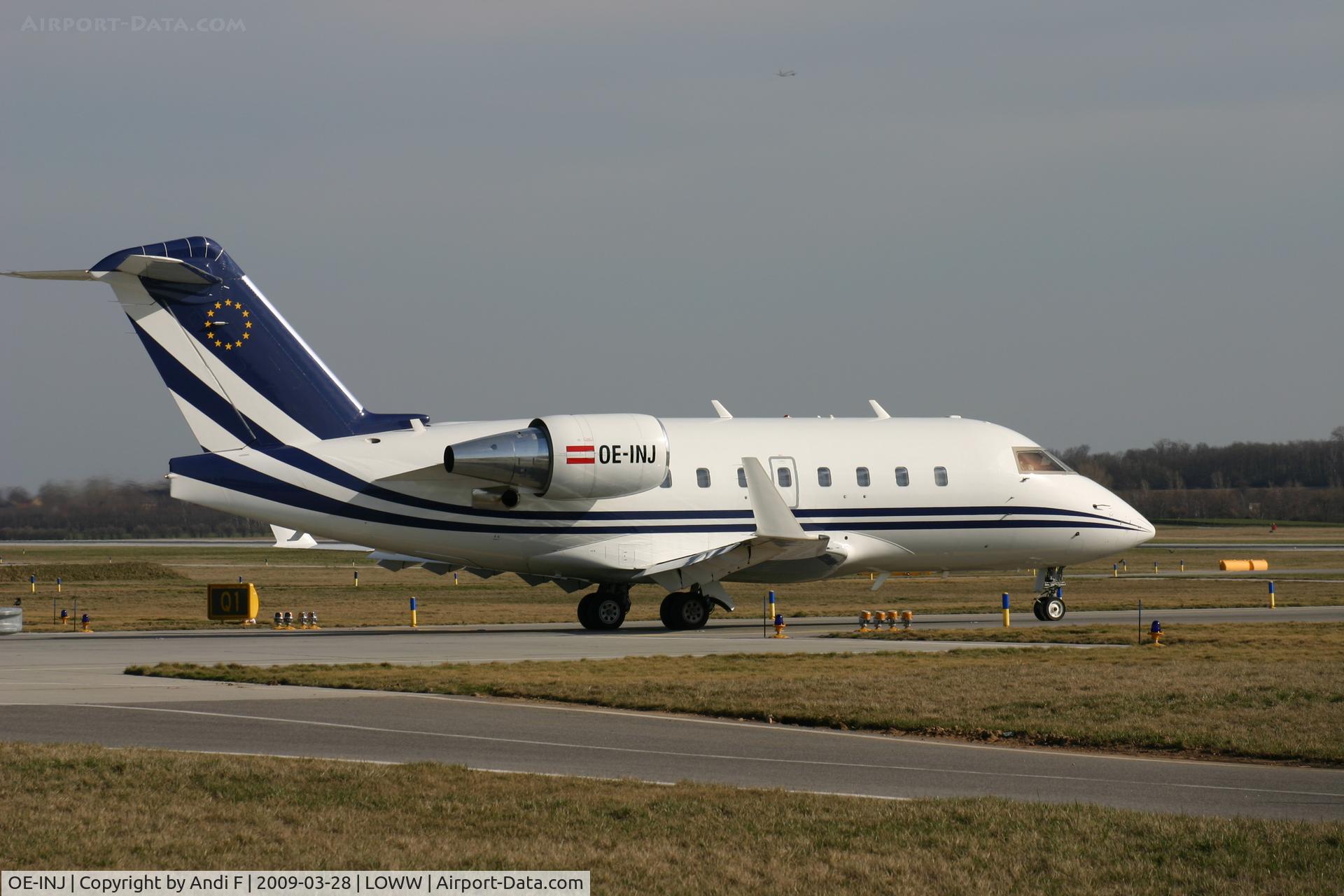 OE-INJ, 1999 Bombardier Challenger 604 (CL-600-2B16) C/N 5435, -
