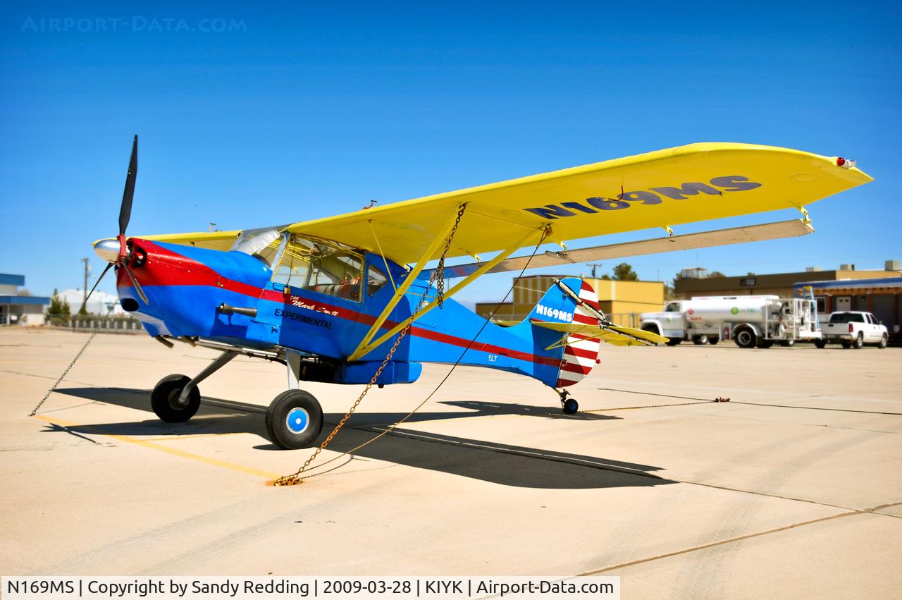 N169MS, 1997 Avid Bandit C/N 1429E, Parked at Inyokern