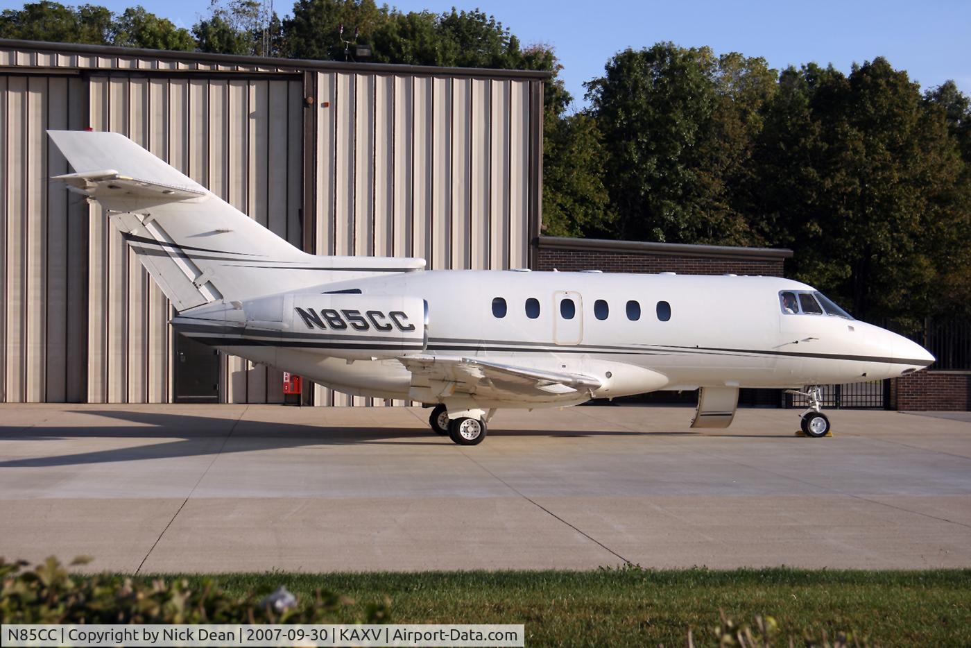 N85CC, 1996 Raytheon Hawker 800XP C/N 258307, KAXV