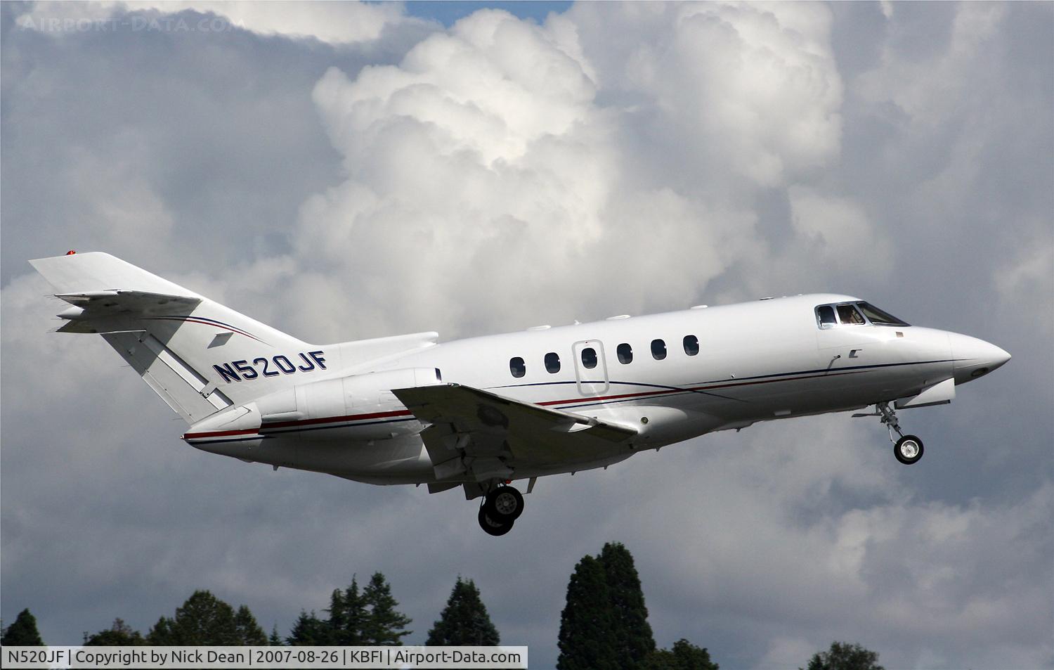 N520JF, 1997 Raytheon Hawker 800XP C/N 258317, KBFI