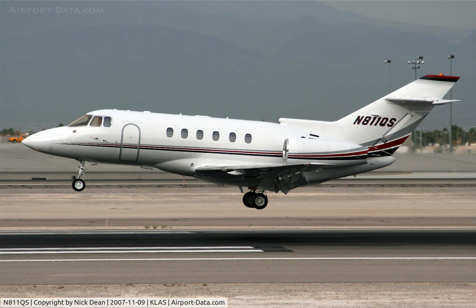 N811QS, 2003 Raytheon Hawker 800XP C/N 258614, KLAS