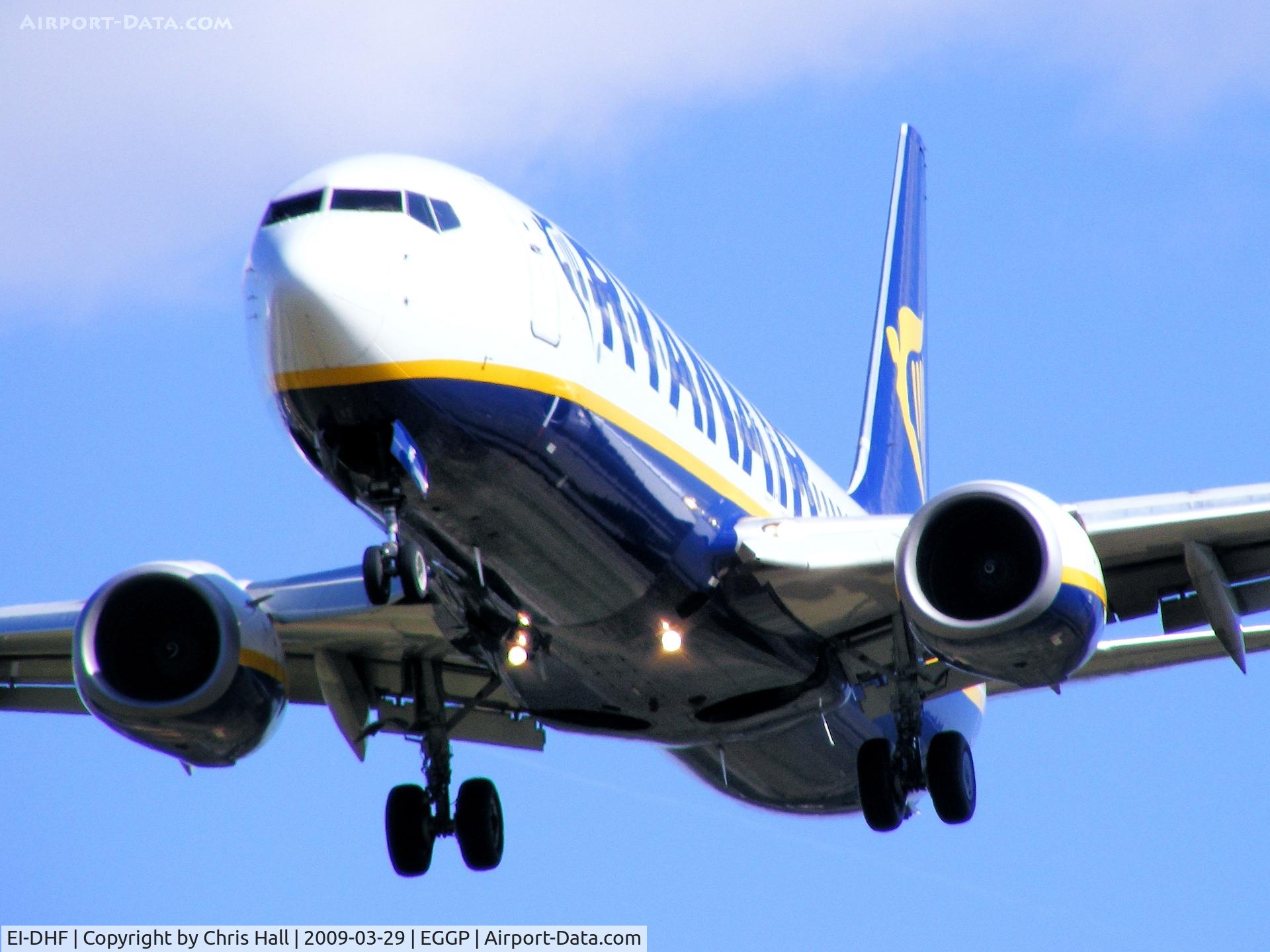 EI-DHF, 2005 Boeing 737-8AS C/N 33575, Ryanair