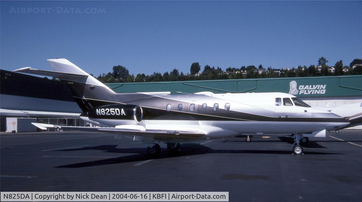 N825DA, 1990 British Aerospace BAe.125-800B C/N 258167, KBFI
