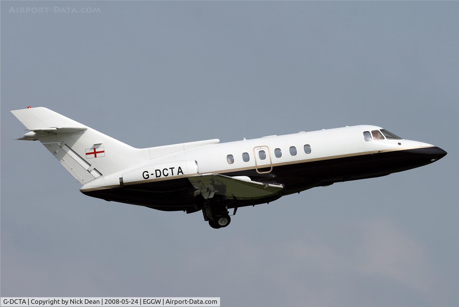 G-DCTA, 1988 British Aerospace BAe.125-800B C/N 258130, EGGW