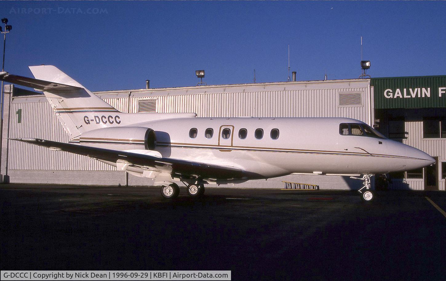G-DCCC, 1983 British Aerospace BAe.125-800B C/N 258002, KBFI