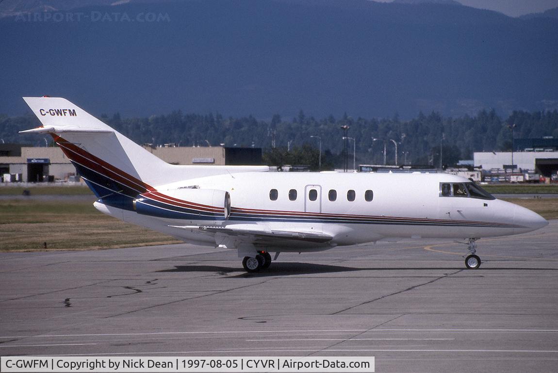 C-GWFM, 1984 British Aerospace BAe.125-800A C/N 258015, CYVR