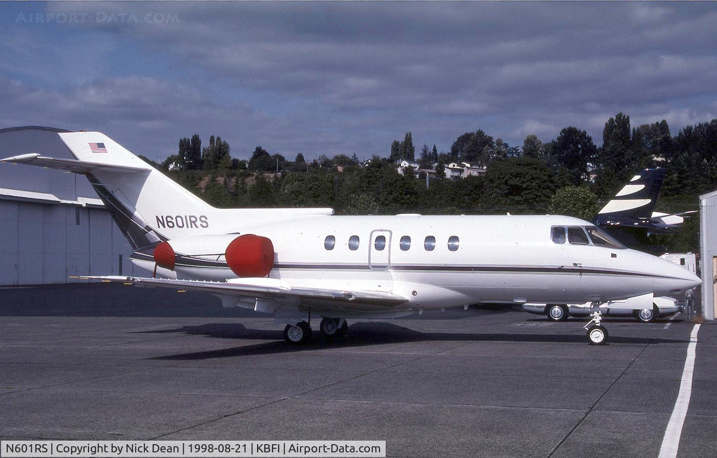N601RS, 1984 British Aerospace BAe.125 Hawker 800A C/N 258018, KBFI