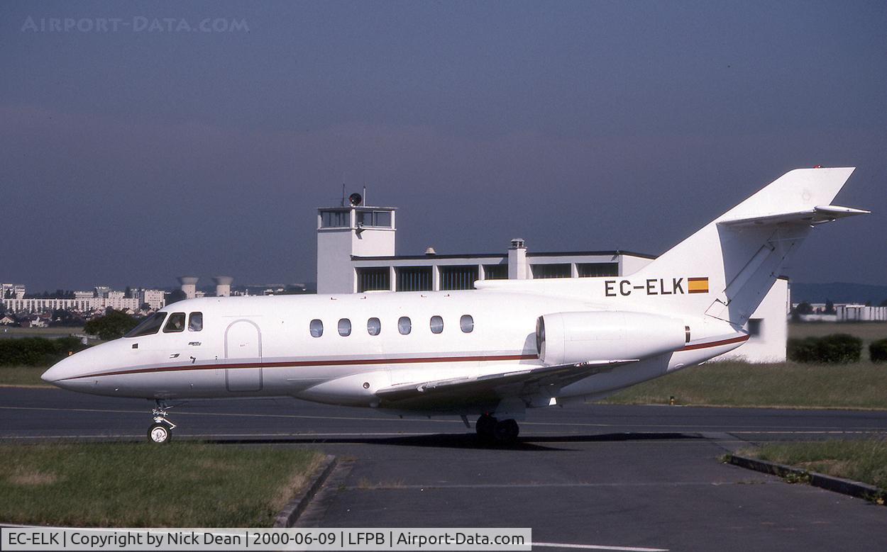 EC-ELK, 1984 British Aerospace BAe.125-800B C/N 258022, LFPB Paris Le Bourget